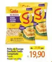 Atacadão Sadia - peito de frango desfiado congelado oferta