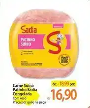 Atacadão Sadia - carne suina patinho congelada oferta