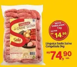 Fort Atacadista Sadia - linguiça congelada oferta