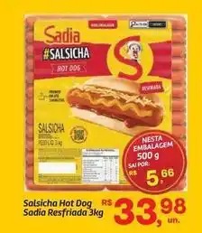 Fort Atacadista Sadia - hot dog oferta