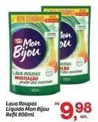 Fort Atacadista Mon bijou - lava roupas liquido refil 900ml oferta