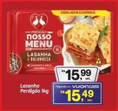 Fort Atacadista Perdigão - lasanha oferta