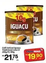 Fort Atacadista Leve - café solúvel iguaçu tradicional oferta