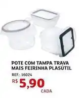 Assaí Atacadista Mais - pote com tampa trava plasuti oferta