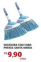 Assaí Atacadista Phenix - vassoura com cabo santa maria oferta