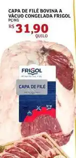 Assaí Atacadista Frigol - capa de filé bovina a vacuo congelada oferta