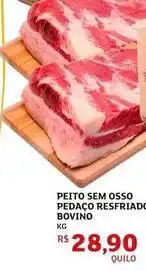 Assaí Atacadista Bovino - peito sem osso pedaco resfriado bovino oferta