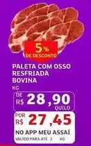Assaí Atacadista Bovina - paleta com osso resfriada bovina oferta