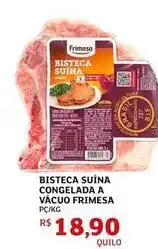 Assaí Atacadista Frimesa - bisteca suína congelada a vacuo oferta