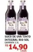 Assaí Atacadista Rio sol - suco de uva tinto integral oferta