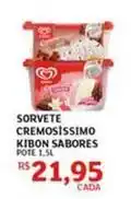 Assaí Atacadista Sabores - sorvete cremosissimo kibon sabores oferta
