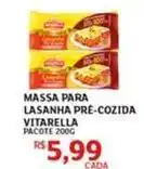Assaí Atacadista Vitarella - massa para lasanha pre-cozida oferta