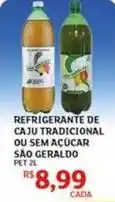Assaí Atacadista São geraldo - refrigerante de caju tradicional ou sem açúcar oferta