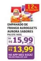 Assaí Atacadista Auroggets - empanado de frango aurora sabores oferta