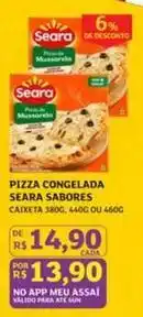 Assaí Atacadista Seara - pizza congelada oferta