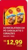 Assaí Atacadista 3 corações - achocolatado em pó chocolatto oferta