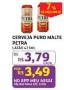 Assaí Atacadista Petra - cerveja puro malte oferta