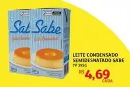 Assaí Atacadista Sabe - leite condensado semidesnatado oferta