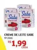 Assaí Atacadista Sabe - creme de leite oferta