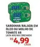 Assaí Atacadista 88 - sardinha ralada em óleo ou molho de tomate oferta
