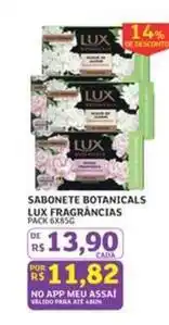 Assaí Atacadista Lux - sabonete botanicals oferta