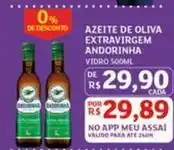 Assaí Atacadista Andorinha - azeite de oliva extravirgem oferta