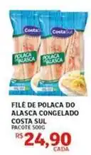 Assaí Atacadista Costa sul - filé de polaca do alaraca congelado oferta