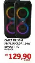 Assaí Atacadista De - caixa de som amplificada 120w bivolt trc oferta