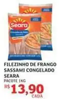 Assaí Atacadista Seara - filezinho de frango sassami congelado oferta