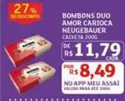 Assaí Atacadista Neugebauer - bombons duo amor carioca oferta