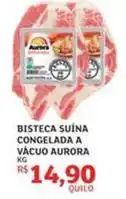 Assaí Atacadista Aurora - bisteca suína congelada a vácuo oferta