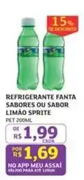 Assaí Atacadista Fanta - refrigerante sabores ou sabor limão sprite oferta