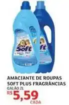 Assaí Atacadista Soft plus - amaciante de roupas fragrancias oferta