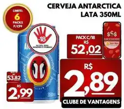 ServBem Cerveja antarctica lata 350ml oferta