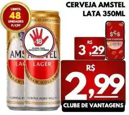 ServBem Cerveja amstel lata 350ml oferta