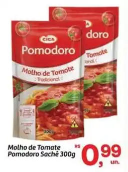 Fort Atacadista Molho de Tomate Pomodoro Sachê oferta