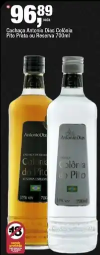 Frangolândia Cachaça antonio dias colônia oferta