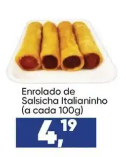 Imec Supermercados Enrolado de Salsicha Italianinho oferta