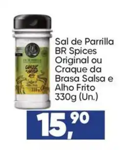 Imec Supermercados Sal de Parrilla BR Spices Original ou Craque da Brasa Salsa e Alho Frito oferta