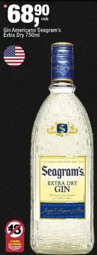 Frangolândia Gin americano seagram's extra dry oferta