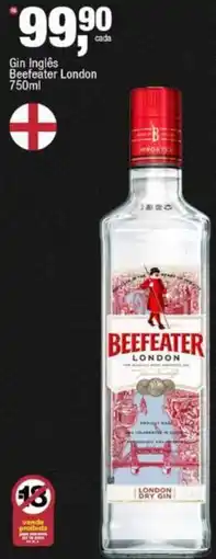 Frangolândia Gin inglês beefeater london oferta
