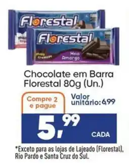 Imec Supermercados Chocolate em barra florestal oferta
