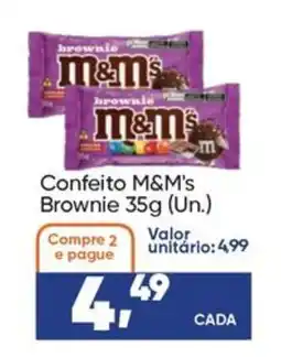 Imec Supermercados Confeito M&M's Brownie oferta