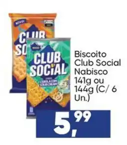 Imec Supermercados Biscoito club social oferta