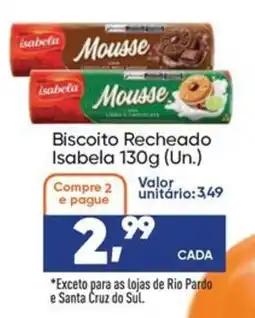 Imec Supermercados Biscoito recheado isabela oferta