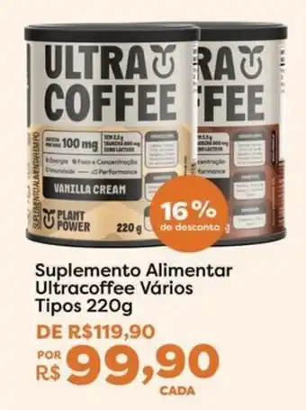 Suplemento Alimentar Ultracoffee Vários Tipos