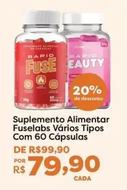 Mercadinhos São Luiz Suplemento Alimentar Fuselabs Vários Tipos oferta