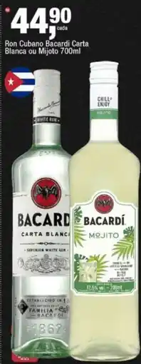 Frangolândia Ron Cubano Bacardi Carta Blanca ou Mijoto oferta