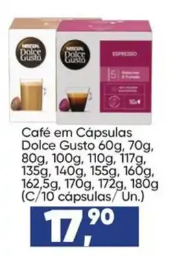 Imec Supermercados Café em Cápsulas Dolce Gusto oferta