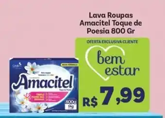Lava Roupas Amacitel Toque de Poesia